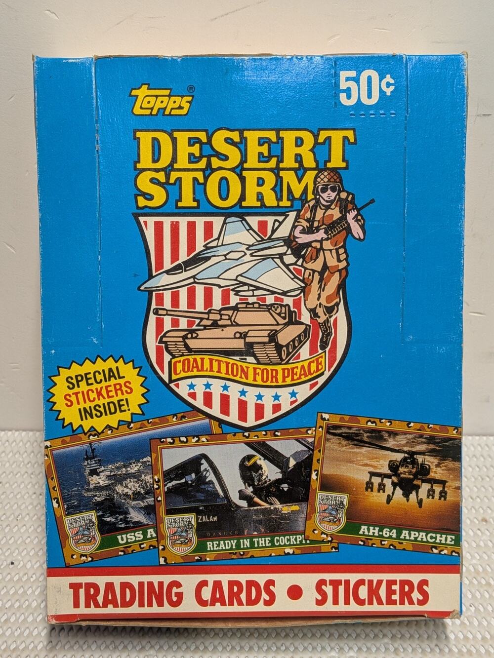 1991 Topps Desert Storm Trading Card 36ct Full Box Unopened Cards Victory Series